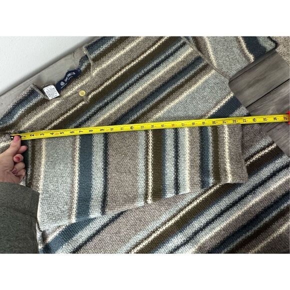 Heavy Thick 100% Wool Pullover Outdoor French Connection Warm Sweater Large - Picture 7 of 7